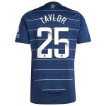 Aston Villa Jerseys - Official aston villa wsl adidas third shirt 2024-25 with taylor 25 printing Collection for AVFC Fans