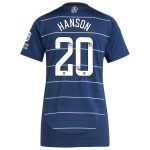 Aston Villa Jerseys - Official aston villa wsl adidas third shirt 2024-25 – womens with hanson 20 printing Collection for AVFC Fans