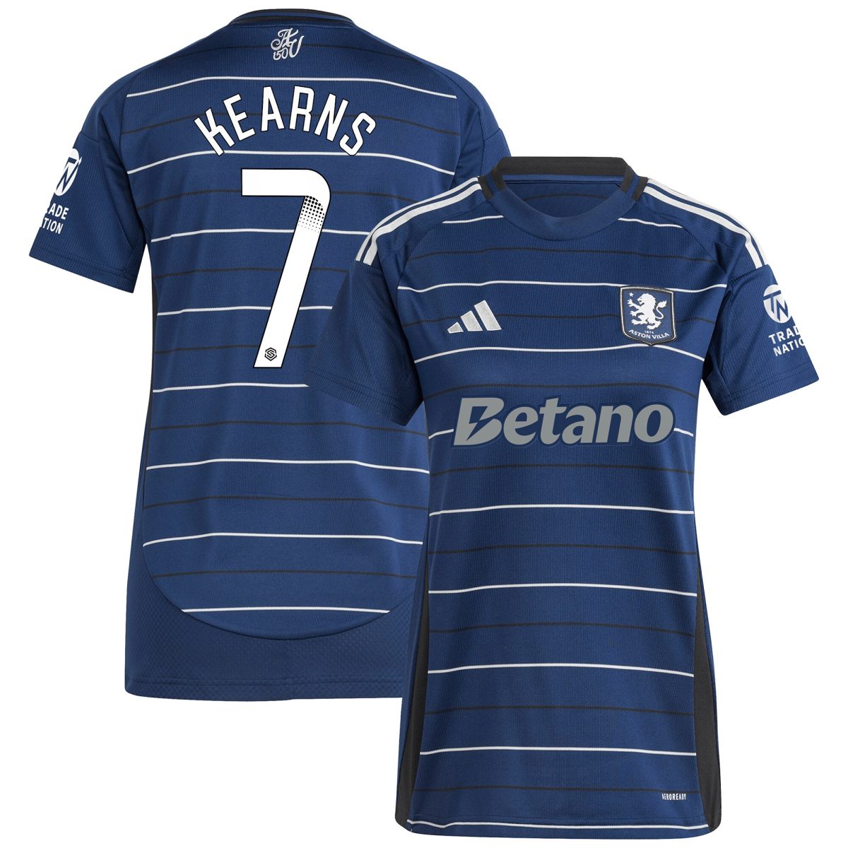Aston Villa Jerseys - Official aston villa wsl adidas third shirt 2024-25 – womens with kearns 7 printing Collection for AVFC Fans