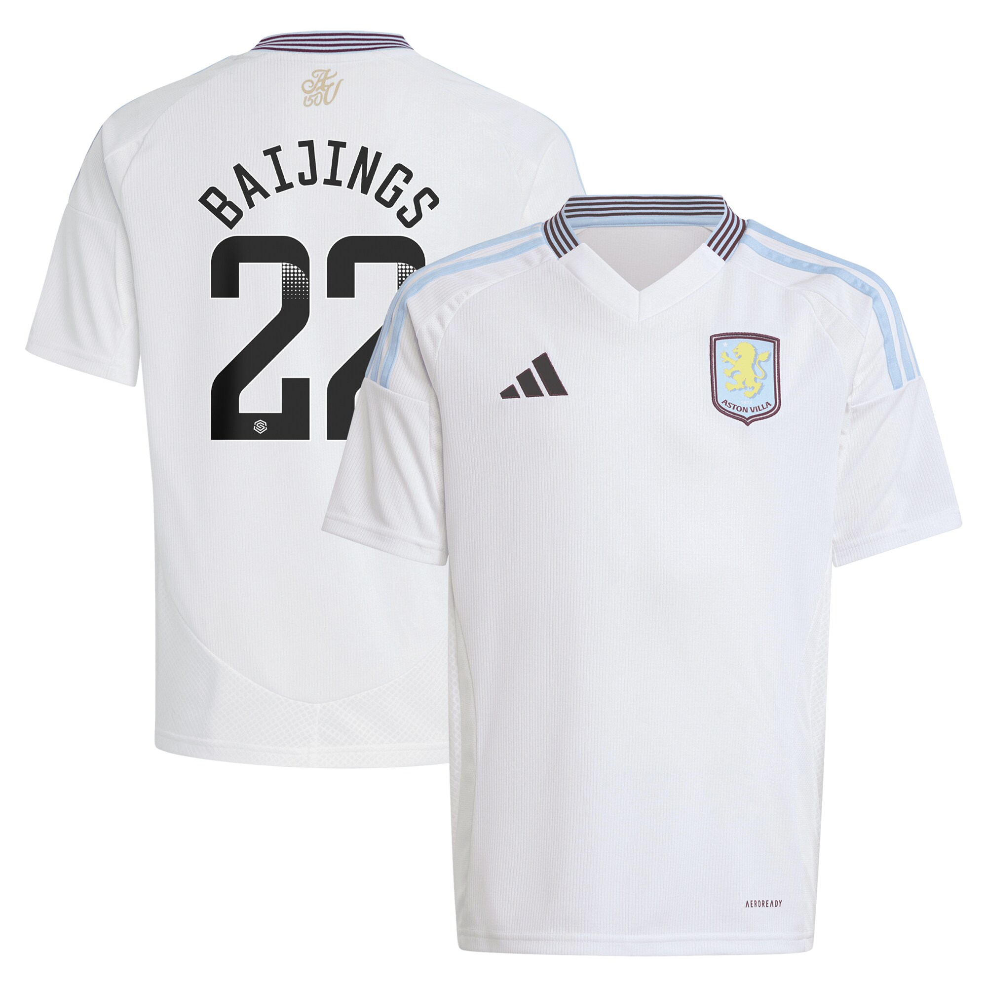 Aston Villa Jerseys - Official aston villa wsl away shirt 2024-25 – kids with baijings 22 printing Collection for AVFC Fans