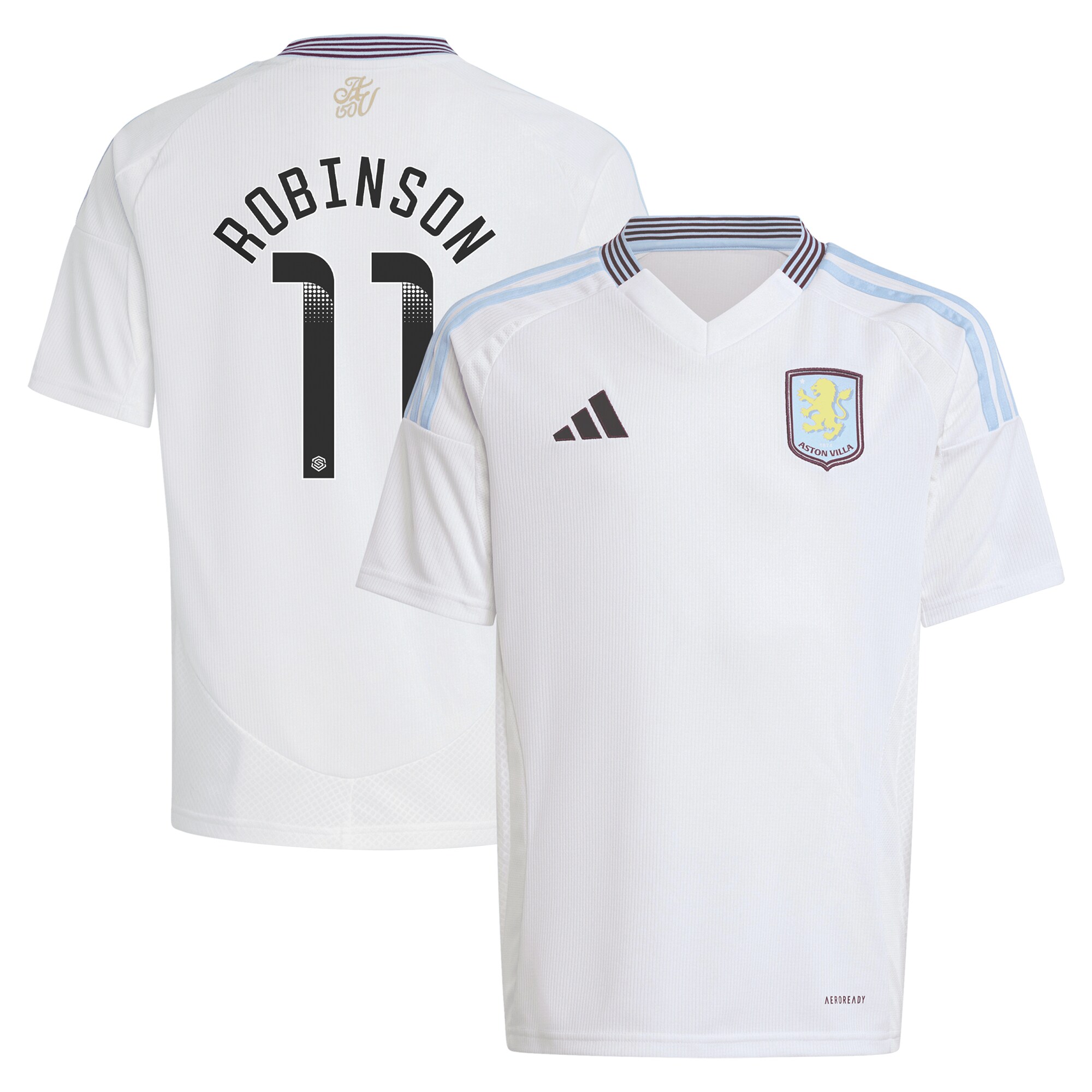 Aston Villa Jerseys - Official aston villa wsl away shirt 2024-25 – kids with robinson 11 printing Collection for AVFC Fans
