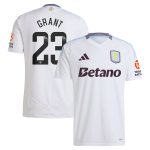 Aston Villa Jerseys - Official aston villa wsl away shirt 2024-25 with grant 23 printing Collection for AVFC Fans