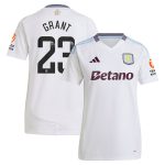 Aston Villa Jerseys - Official aston villa wsl away shirt 2024-25 – womens with grant 23 printing Collection for AVFC Fans