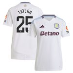 Aston Villa Jerseys - Official aston villa wsl away shirt 2024-25 – womens with taylor 25 printing Collection for AVFC Fans